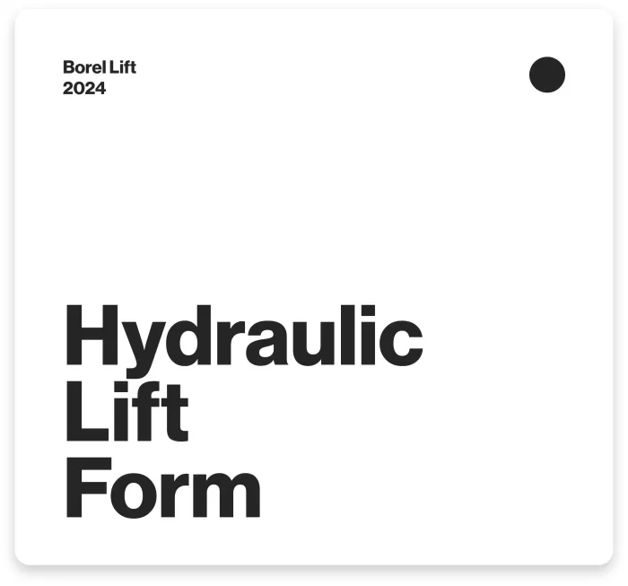 Hydraulic Lift Form image